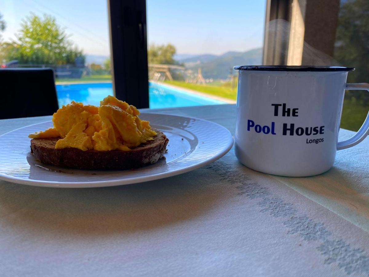 The Pool House Vila Longos Exterior foto