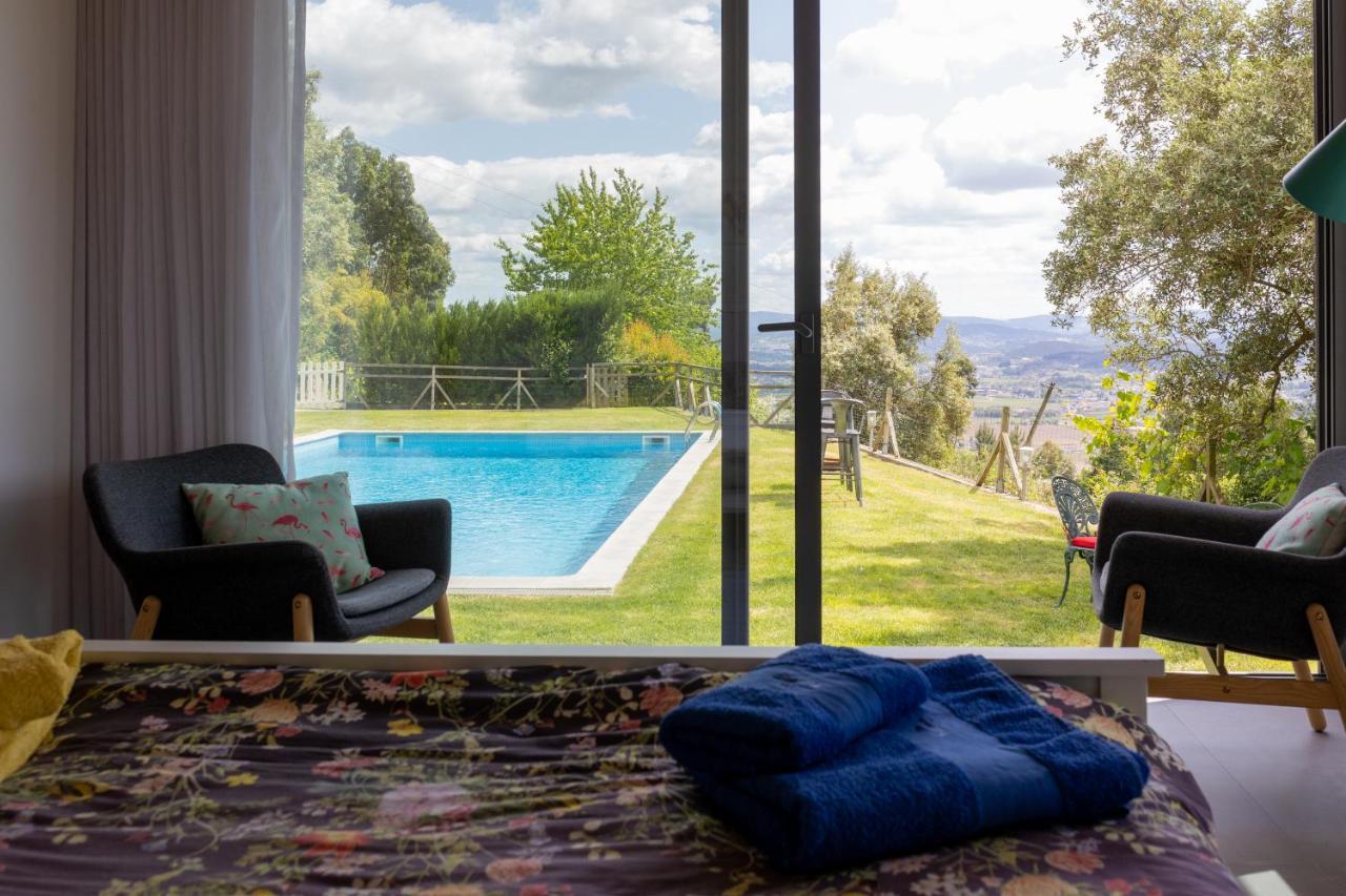 The Pool House Vila Longos Exterior foto